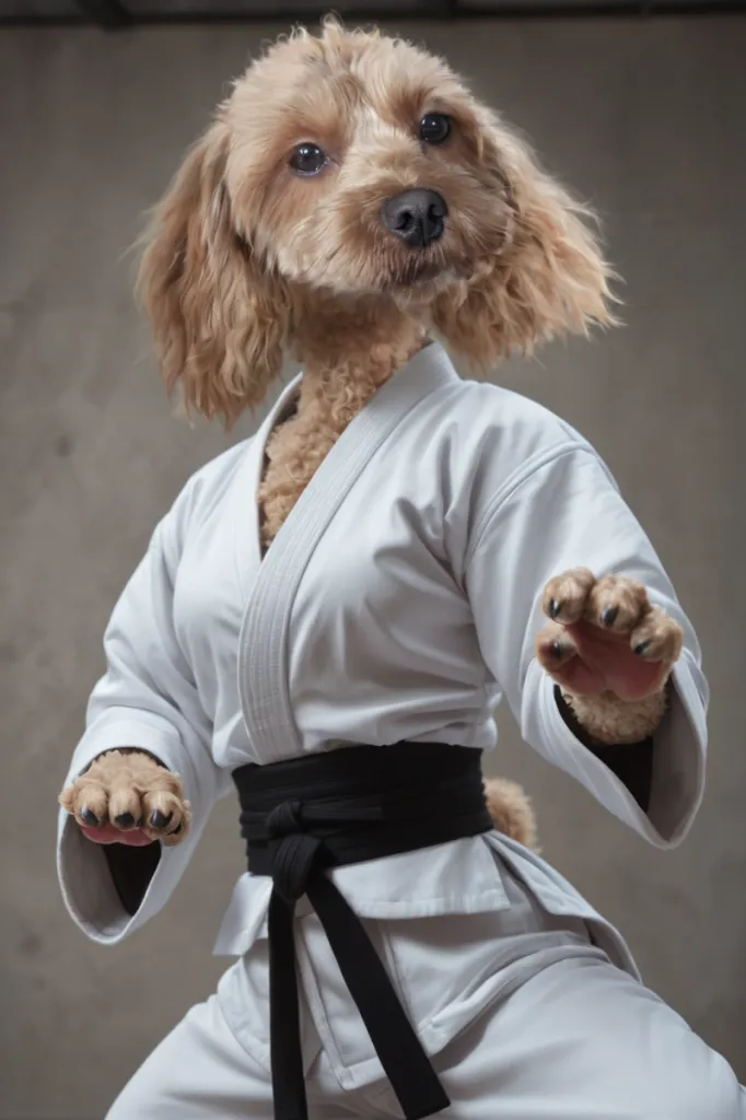 Pet Portrait - The Karate Kid